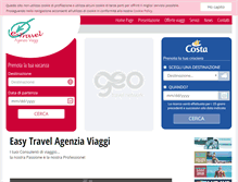 Tablet Screenshot of easy-travel.it