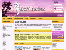 Tablet Screenshot of easy-travel.cz